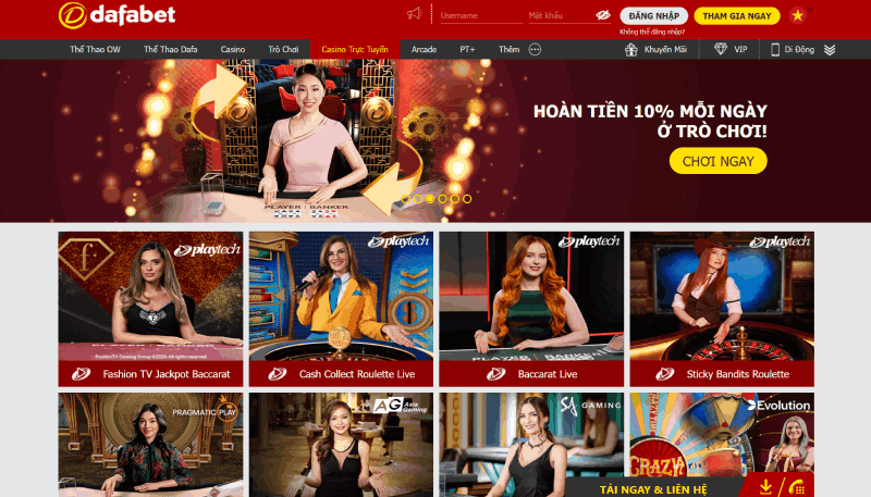 casino trực tuyến Dafabet